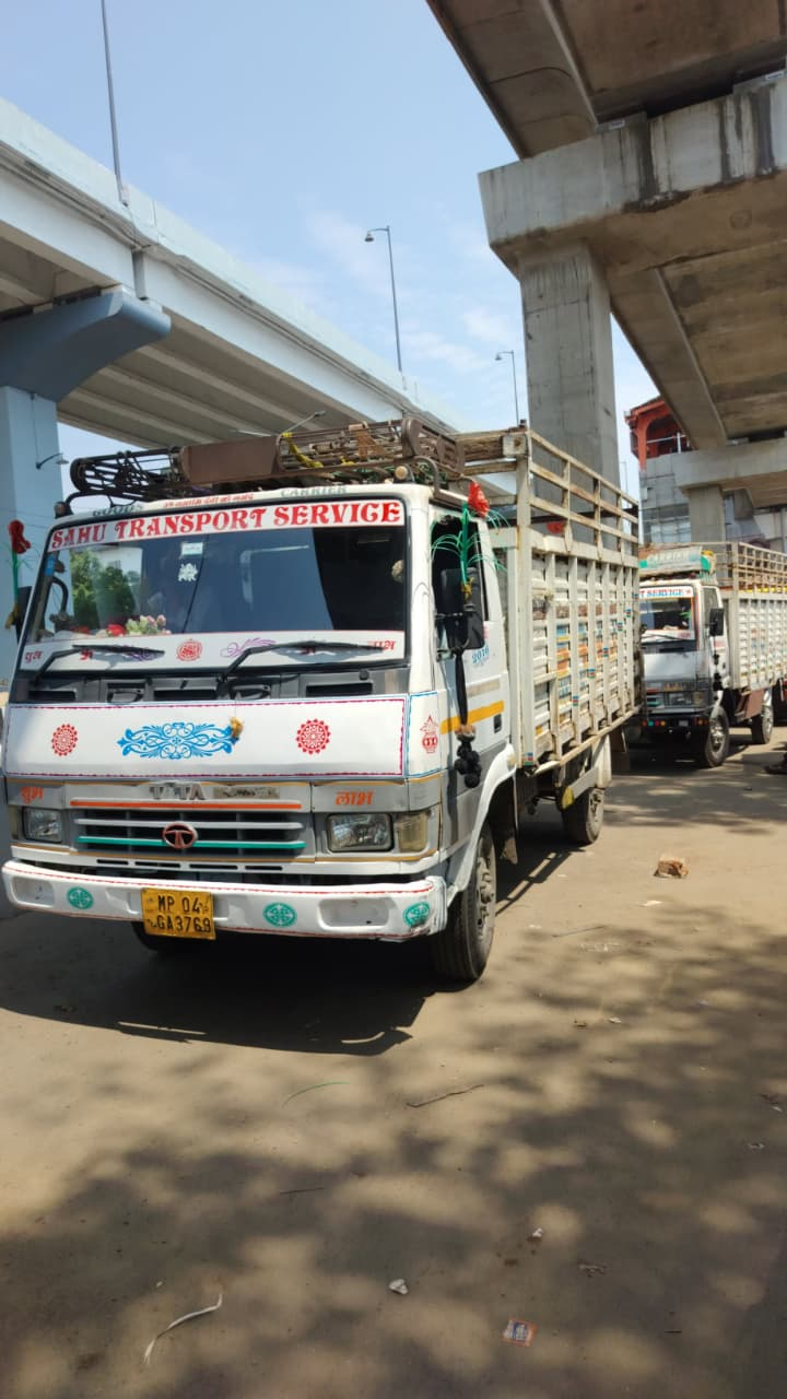 Tata Open Body Truck MP 04 GA 3769 of Sahu Packers and Movers Bhopal
