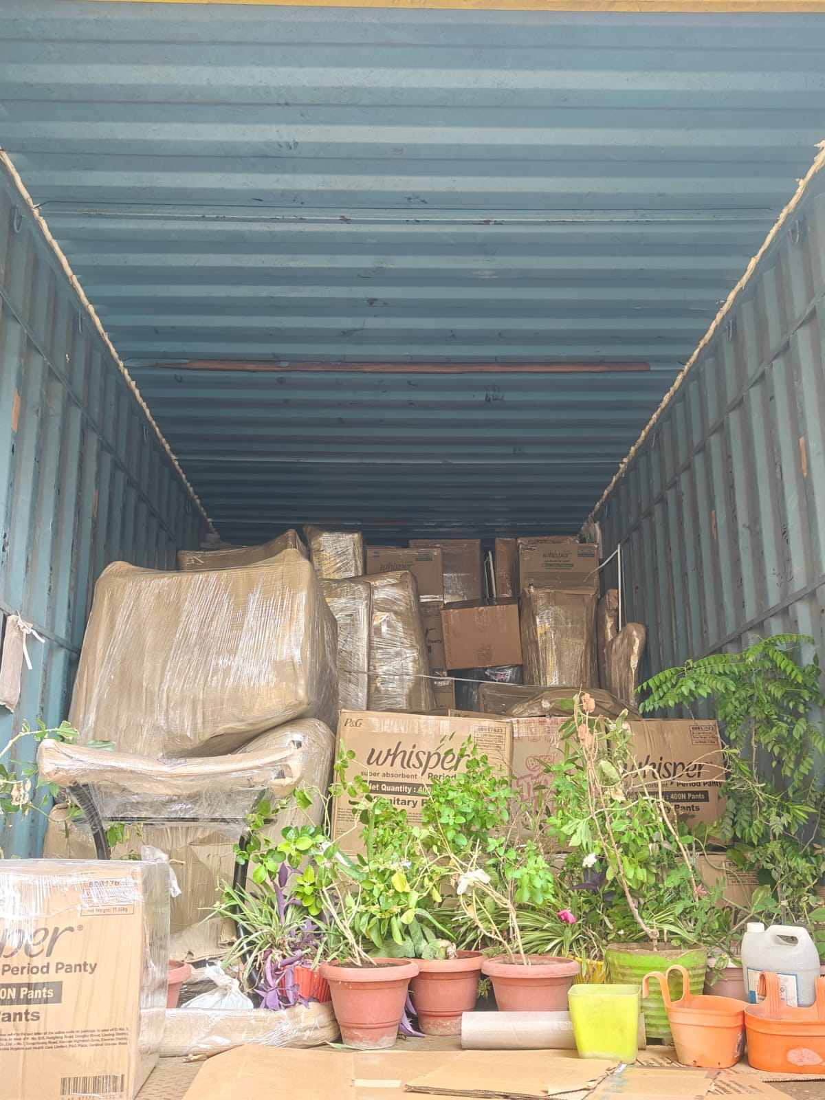 Packers and movers load shifted from Bhopal to Raipur by Sahu Packers and Movers